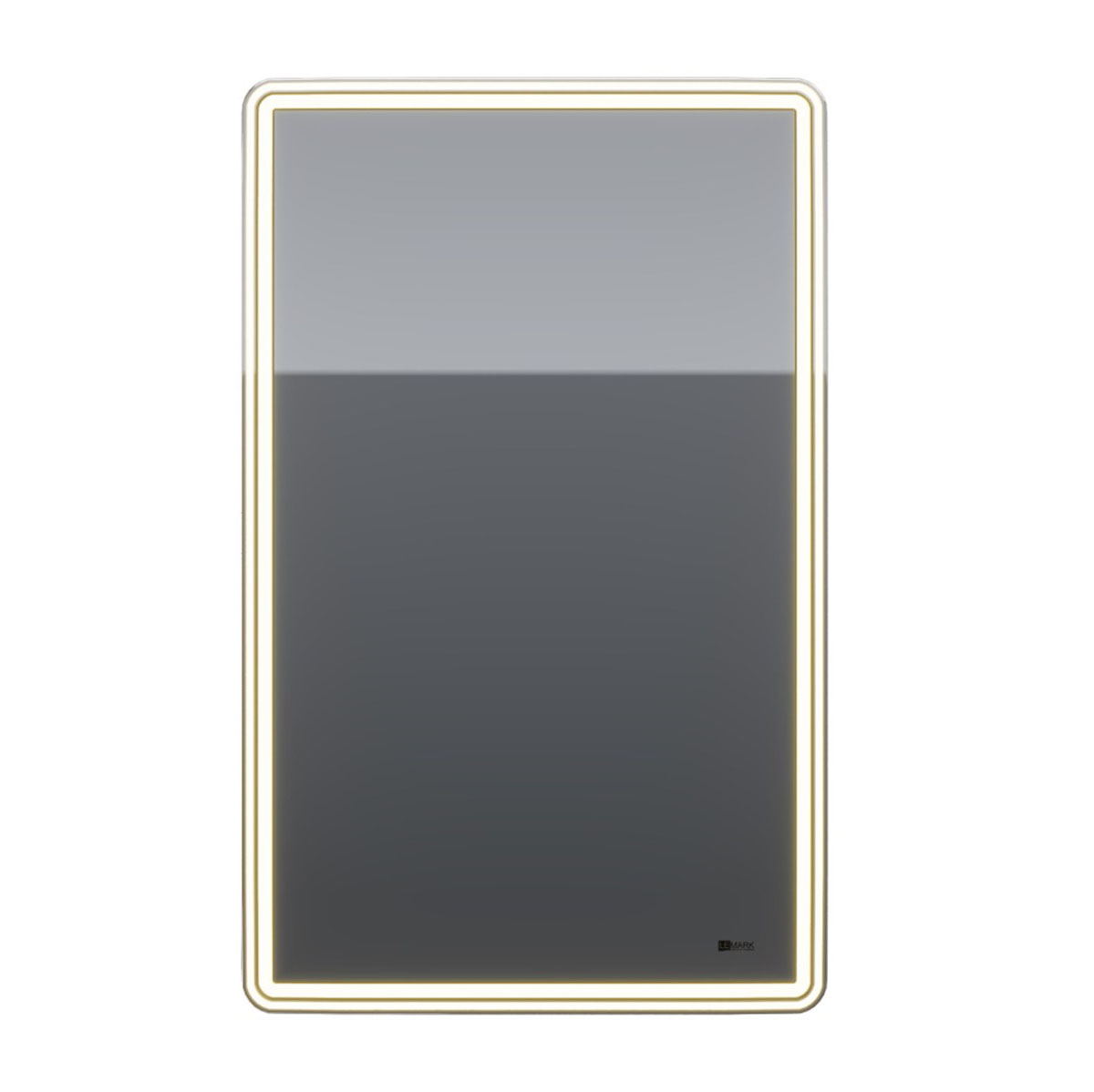 Шкаф зеркальный Lemark ELEMENT 50х80 см 1 дверный, петли справа, с подсветкой, с розеткой, цвет корпуса: Белый