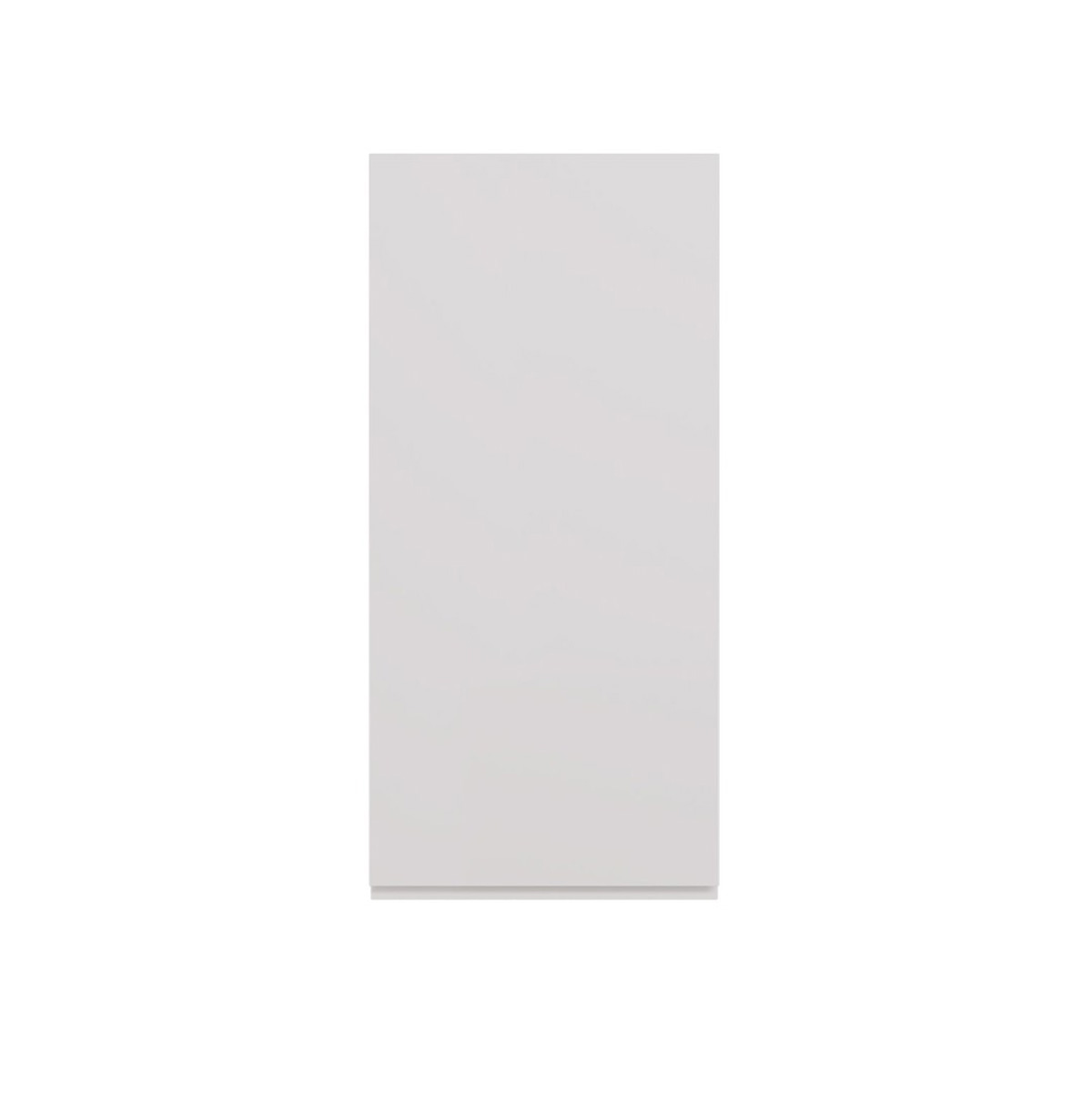 Полупенал Lemark VEON 35 см подвесной, 1 дверный, правый, цвет корпуса, фасада: Белый глянец