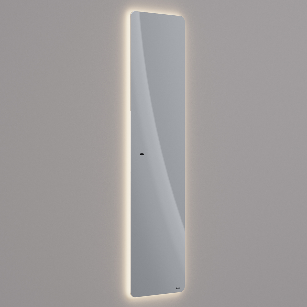 Зеркало Lemark OLSA 40х160 см с интерьерной подсветкой